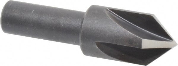 Cleveland - 3/4" Head Diam, 1/2" Shank Diam, 4 Flute 82° High Speed Steel Countersink - USA Tool & Supply