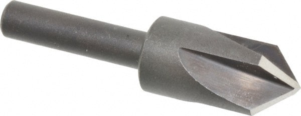 Cleveland - 1/2" Head Diam, 3/8" Shank Diam, 4 Flute 90° High Speed Steel Countersink - USA Tool & Supply