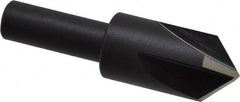 Cleveland - 5/8" Head Diam, 3/8" Shank Diam, 4 Flute 90° High Speed Steel Countersink - USA Tool & Supply