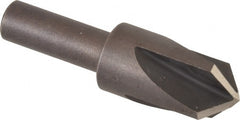 Cleveland - 5/8" Head Diam, 3/8" Shank Diam, 4 Flute 100° High Speed Steel Countersink - USA Tool & Supply