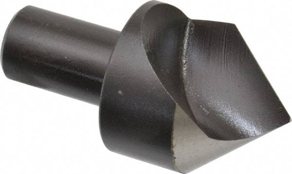 Cleveland - 1-1/2" Head Diam, 3/4" Shank Diam, 1 Flute 82° High Speed Steel Countersink - Oxide Finish, 2-7/8" OAL, Single End, Straight Shank, Right Hand Cut - USA Tool & Supply