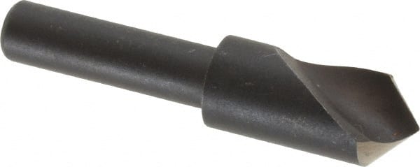 Cleveland - 3/8" Head Diam, 1/4" Shank Diam, 1 Flute 90° High Speed Steel Countersink - USA Tool & Supply