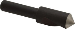 Cleveland - 3/8" Head Diam, 1/4" Shank Diam, 1 Flute 100° High Speed Steel Countersink - USA Tool & Supply