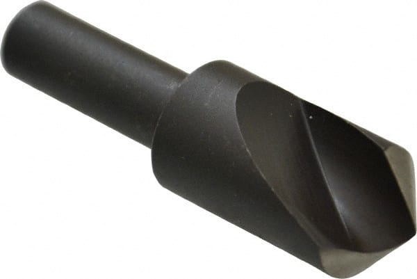 Cleveland - 5/8" Head Diam, 3/8" Shank Diam, 1 Flute 100° High Speed Steel Countersink - USA Tool & Supply