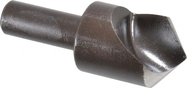 Cleveland - 1" Head Diam, 1/2" Shank Diam, 1 Flute 100° High Speed Steel Countersink - USA Tool & Supply