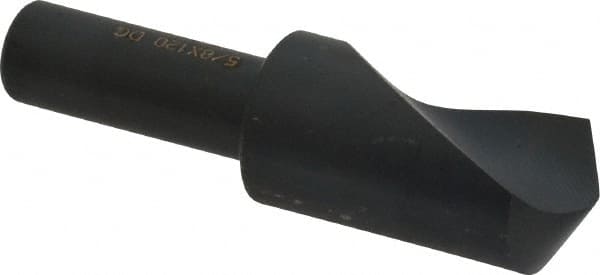 Cleveland - 5/8" Head Diam, 3/8" Shank Diam, 1 Flute 120° High Speed Steel Countersink - USA Tool & Supply