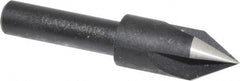 Cleveland - 3/8" Head Diam, 1/4" Shank Diam, 3 Flute 60° High Speed Steel Countersink - USA Tool & Supply