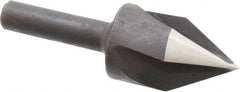 Cleveland - 1-1/4" Head Diam, 1/2" Shank Diam, 3 Flute 60° High Speed Steel Countersink - USA Tool & Supply