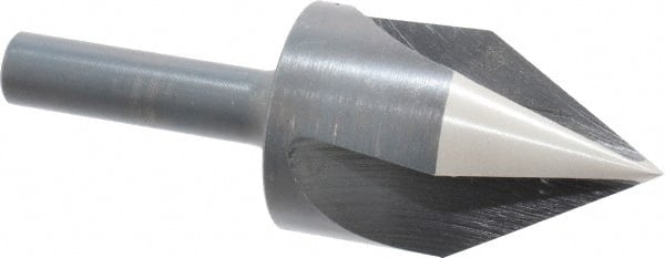 Cleveland - 1-1/2" Head Diam, 3/4" Shank Diam, 3 Flute 60° High Speed Steel Countersink - USA Tool & Supply