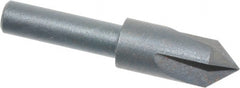 Cleveland - 3/8" Head Diam, 1/4" Shank Diam, 3 Flute 82° High Speed Steel Countersink - USA Tool & Supply