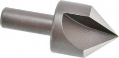 Cleveland - 1-1/4" Head Diam, 1/2" Shank Diam, 3 Flute 82° High Speed Steel Countersink - Oxide Finish, 2-3/4" OAL, Single End, Straight Shank, Right Hand Cut - USA Tool & Supply