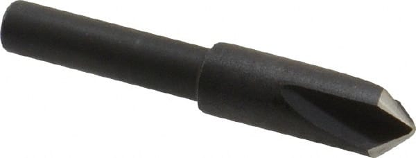 Cleveland - 1/4" Head Diam, 3/16" Shank Diam, 3 Flute 90° High Speed Steel Countersink - USA Tool & Supply