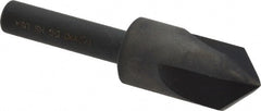 Cleveland - 1/2" Head Diam, 1/4" Shank Diam, 3 Flute 90° High Speed Steel Countersink - USA Tool & Supply