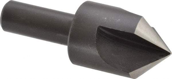 Cleveland - 1" Head Diam, 1/2" Shank Diam, 3 Flute 90° High Speed Steel Countersink - Oxide Finish, 2-3/4" OAL, Single End, Straight Shank, Right Hand Cut - USA Tool & Supply