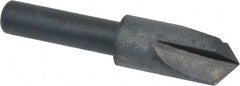 Cleveland - 3/8" Head Diam, 1/4" Shank Diam, 3 Flute 100° High Speed Steel Countersink - USA Tool & Supply