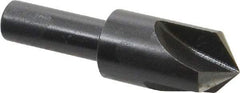 Cleveland - 5/8" Head Diam, 3/8" Shank Diam, 3 Flute 100° High Speed Steel Countersink - Oxide Finish, 2-1/4" OAL, Single End, Straight Shank, Right Hand Cut - USA Tool & Supply