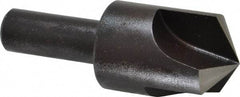 Cleveland - 1" Head Diam, 1/2" Shank Diam, 3 Flute 120° High Speed Steel Countersink - Oxide Finish, 2-3/4" OAL, Single End, Straight Shank, Right Hand Cut - USA Tool & Supply