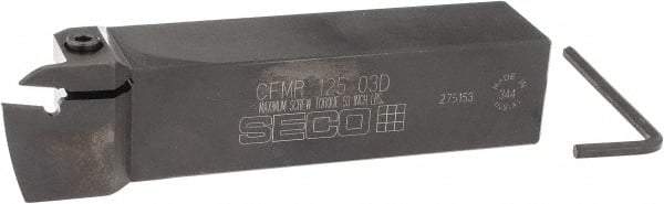 Seco - CFMR, Right Hand Cut, 1-1/4" Shank Height x 1-1/4" Shank Width, Indexable Turning Toolholder - 6" OAL, LC..1603.. Insert Compatibility, Series Multi-Directional Turning (MDT) - USA Tool & Supply