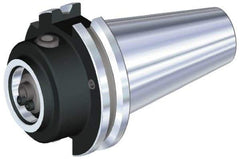Kennametal - KM63 System Size, DV50 Taper, Modular Tool Holding System Adapter - 140mm Projection, 70mm Body Diam, 241.6mm OAL, Through Coolant - Exact Industrial Supply