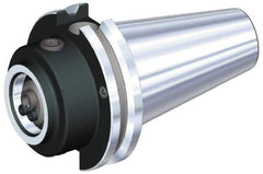 Kennametal - KM50 System Size, CAT40 Taper, Modular Tool Holding System Adapter - 119.89mm Projection, 1.97" Body Diam, 188.14mm OAL, Through Coolant - Exact Industrial Supply