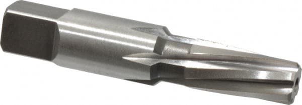 Cleveland - 1/8" Pipe, 0.362" Diam, 0.316" Small End Diam, Straight Shank, 19.05mm Flute, Taper Pipe Reamer - USA Tool & Supply
