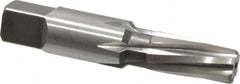 Cleveland - 1/8" Pipe, 0.362" Diam, 0.316" Small End Diam, Straight Shank, 19.05mm Flute, Taper Pipe Reamer - USA Tool & Supply