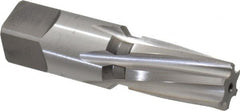 Cleveland - 3/8" Pipe, 0.606" Diam, 0.54" Small End Diam, Straight Shank, 1-1/16" Flute, Taper Pipe Reamer - USA Tool & Supply