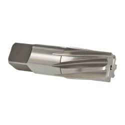 Cleveland - 3/4" Pipe, 0.962" Diam, 7/8" Small End Diam, Straight Shank, 1-3/8" Flute, Taper Pipe Reamer - USA Tool & Supply