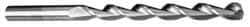 Cleveland - #34 135° Cobalt Jobber Drill - TiAlN Finish, Right Hand Cut, Parabolic Flute, Straight Shank, 2-5/8" OAL, Split Point - USA Tool & Supply