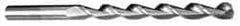 Cleveland - #34 135° Cobalt Jobber Drill - TiAlN Finish, Right Hand Cut, Parabolic Flute, Straight Shank, 2-5/8" OAL, Split Point - USA Tool & Supply