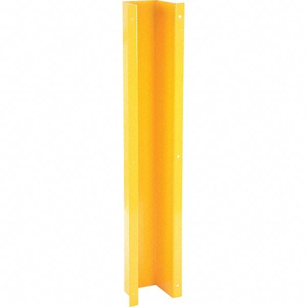 Vestil - 9-3/16" Wide x 6-1/8" Deep x 48" High, Steel Column Protector - Fits 5" Columns, Yellow - USA Tool & Supply
