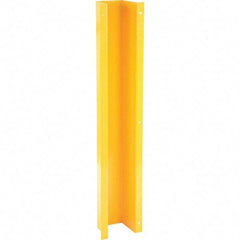 Vestil - 9-3/16" Wide x 6-1/8" Deep x 48" High, Steel Column Protector - Fits 5" Columns, Yellow - USA Tool & Supply