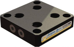 Jergens - 130mm Long x 130mm Wide x 30mm High Aluminum Fixture Plate - 30mm Plate Thickness - USA Tool & Supply