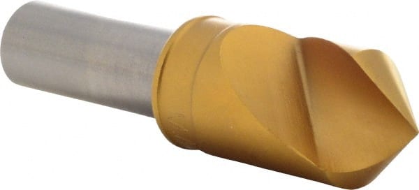 M.A. Ford - 3/4" Head Diam, 1/2" Shank Diam, 1 Flute 90° High Speed Steel Countersink - USA Tool & Supply