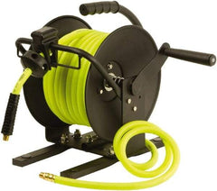 Legacy - 50' Manual Hose Reel - 300 psi, Hose Included - USA Tool & Supply