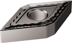 Sandvik Coromant - DNMG431 QM Grade 1105 Carbide Turning Insert - TiAlN Finish, 55° Diamond, 1/2" Inscr Circle, 3/16" Thick, 1/64" Corner Radius - USA Tool & Supply