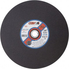 Camel Grinding Wheels - 12" 24 Grit Aluminum Oxide Cutoff Wheel - 1/8" Thick, 1" Arbor, 5,100 Max RPM - USA Tool & Supply