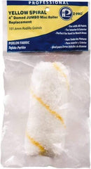 Premier Paint Roller - 1/4" Nap, 4" Wide Paint Roller Cover - Very Smooth Texture, Polyester - USA Tool & Supply