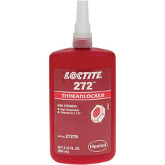 Loctite - 250 mL, Red, High Strength Threadlocker - Series 272 - USA Tool & Supply