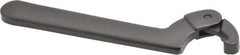 Proto - 3/4" to 2" Capacity, Black Oxide Finish, Adjustable Hook Spanner Wrench - 6-3/8" OAL, 1/8" Hook Pin Height - USA Tool & Supply