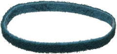 3M - 1/2" Wide x 12" OAL, Aluminum Oxide Abrasive Belt - Aluminum Oxide, Very Fine, Nonwoven, Series SC-BS - USA Tool & Supply