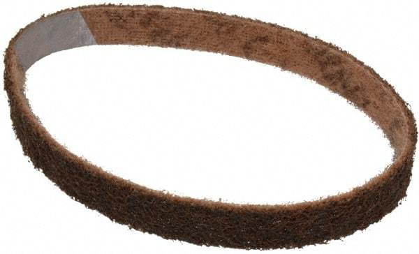 3M - 3/4" Wide x 18" OAL, Aluminum Oxide Abrasive Belt - Aluminum Oxide, Coarse, Nonwoven, Series SC-BS - USA Tool & Supply