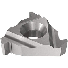 Iscar - 16ER External Right Hand ISO Laydown Threading Insert - Grade IC908, TiAlN Coated Carbide, 9.53mm Inscribed Circle - USA Tool & Supply