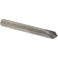 OSG - 1/4" Head Diam, 1/4" Shank Diam, 1 Flute 90° Solid Carbide Countersink - USA Tool & Supply