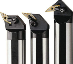 Seco - 46mm Min Bore Diam, 300mm OAL, 32mm Shank Diam, S-MVPN Indexable Boring Bar - 50mm Max Bore Depth, VN.. 1604.. Insert, Pin & Clamp Holding Method - USA Tool & Supply