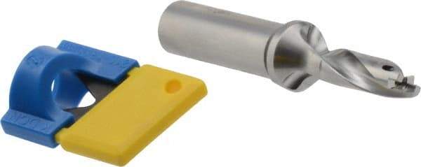 Iscar - 0.413" to 0.429" Diam, 3xD, 1.24" Max Depth, 5/8" Shank Diam, 3.77" OAL, Replaceable-Tip Drill - FCP, ICK, ICK-2M, ICM, ICN, ICP, iCP-2M Insert, 10 Seat Size, 63973044 Toolholder, Series SumoCham - USA Tool & Supply