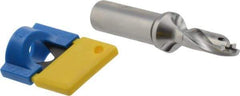 Iscar - 0.413" to 0.429" Diam, 3xD, 1.24" Max Depth, 5/8" Shank Diam, 3.77" OAL, Replaceable-Tip Drill - FCP, ICK, ICK-2M, ICM, ICN, ICP, iCP-2M Insert, 10 Seat Size, 63973044 Toolholder, Series SumoCham - USA Tool & Supply