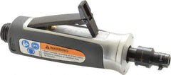 Ingersoll-Rand - 1/4" Collet, Straight Handle, Straight Air Die Grinder - 25,000 RPM, Rear Exhaust, 32 CFM, 0.4 hp, 620 kPa, 1/4 NPT - USA Tool & Supply