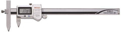 Mitutoyo - 10 to 200mm Range, 0.01mm Resolution, IP67 Electronic Caliper - Stainless Steel with 30mm Stainless Steel Jaws, 0.03mm Accuracy, SPC Output - USA Tool & Supply