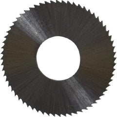 Controx - 1" Diam x 0.0313" Blade Thickness x 3/8" Arbor Hole Diam, 64 Tooth Slitting & Slotting Saw - Arbor Connection, Right Hand, Uncoated, M2 High Speed Steel, Concave Ground - USA Tool & Supply